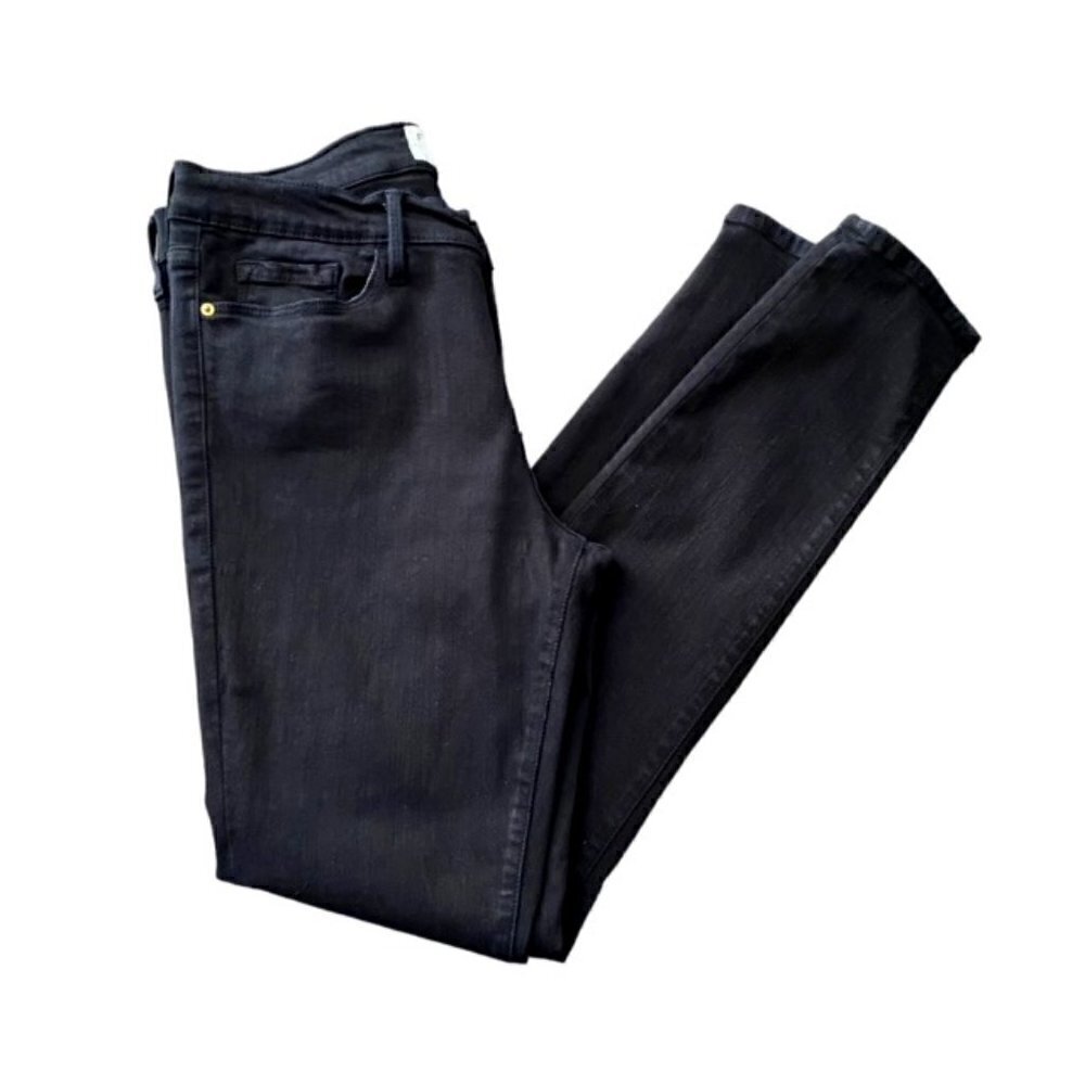 Frame Le Skinny De Jeanne Black Jeans 30